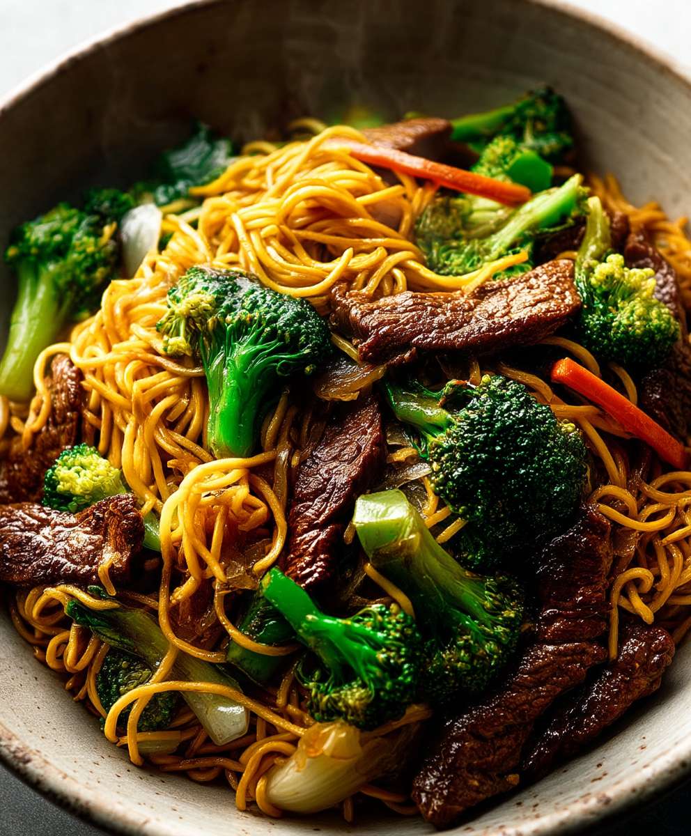 Beef Broccoli Chow Mein