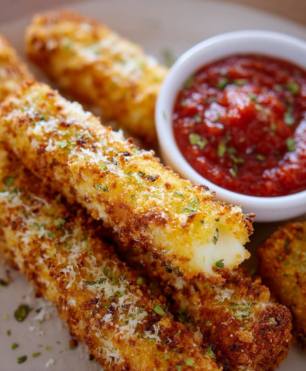 Air Fryer Mozzarella Sticks