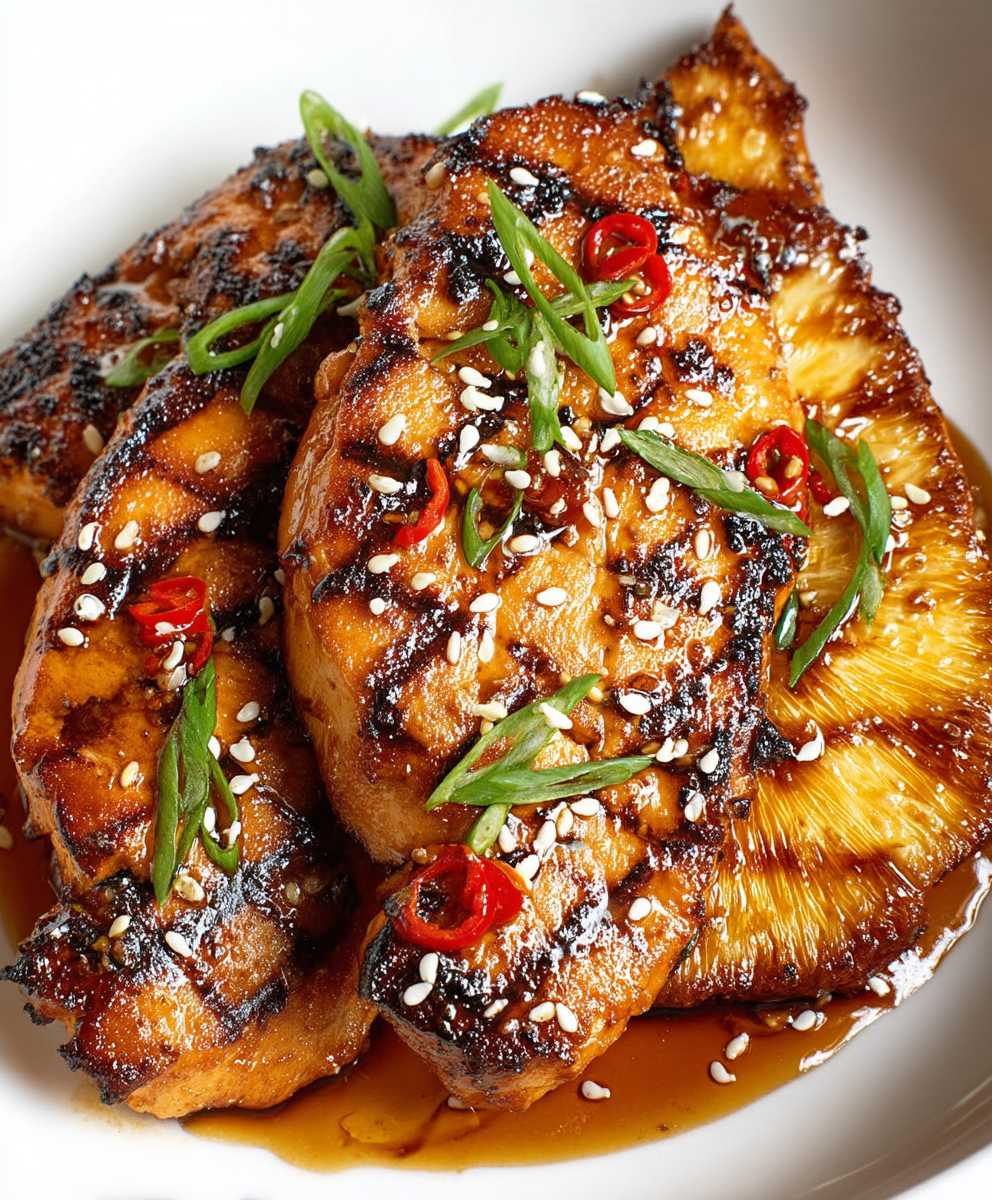 Asian grilled chicken