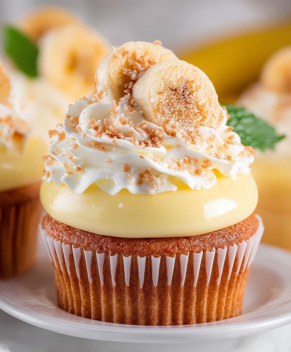 Banana Pudding Cupcakes