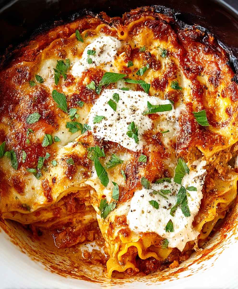 Slow Cooker Lasagna