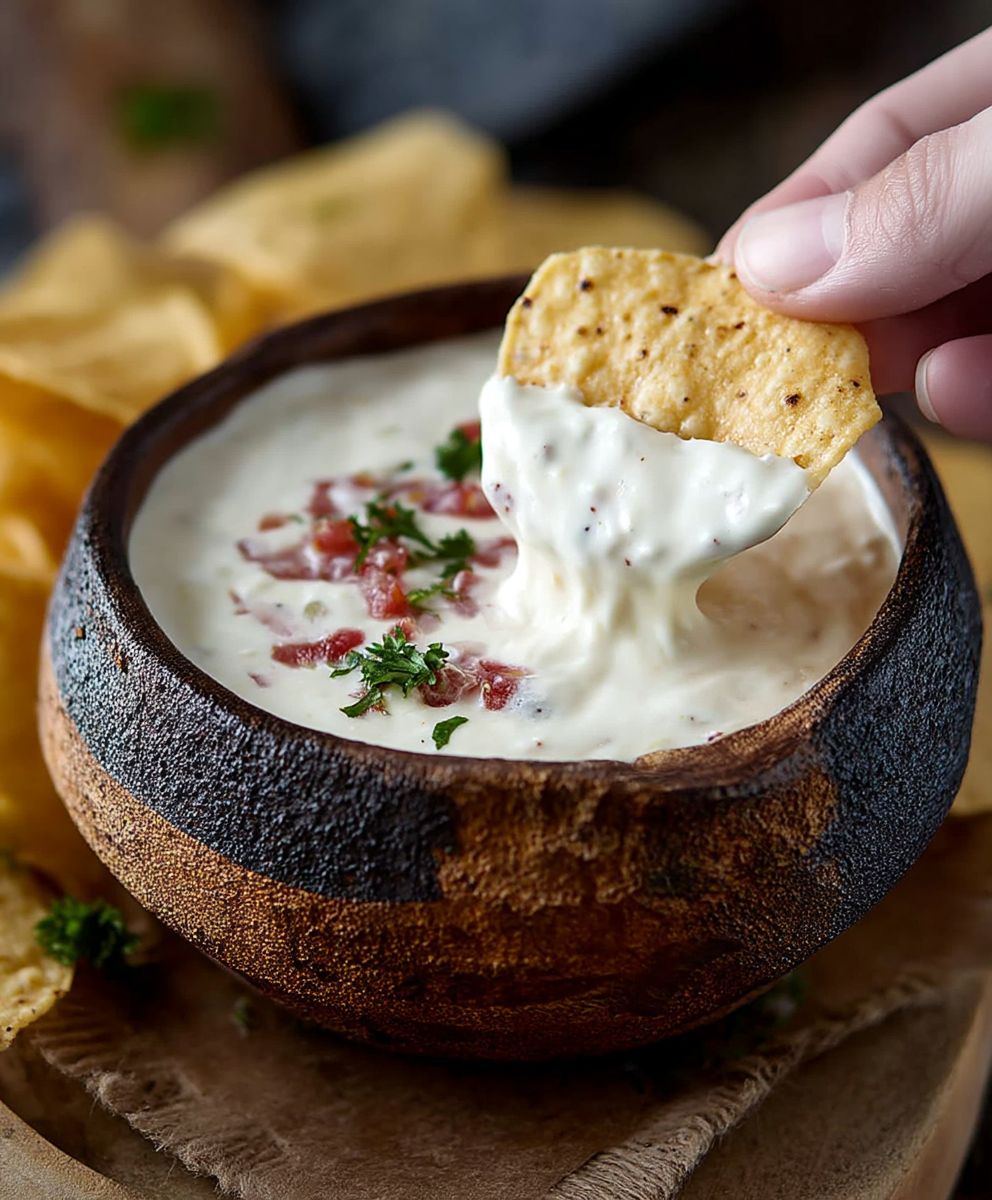 Slow Cooker Queso Blanco Dip