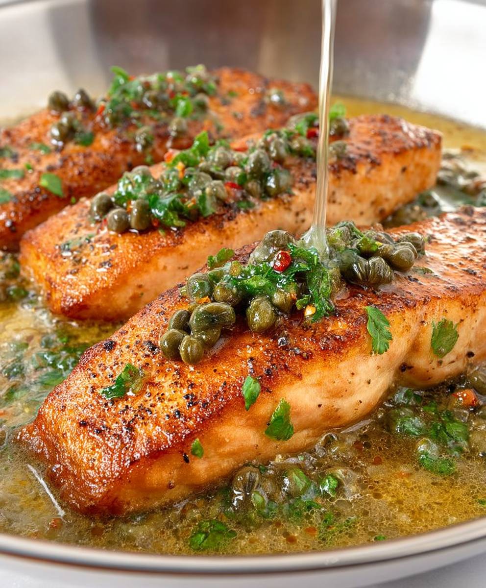 Salmon Piccata