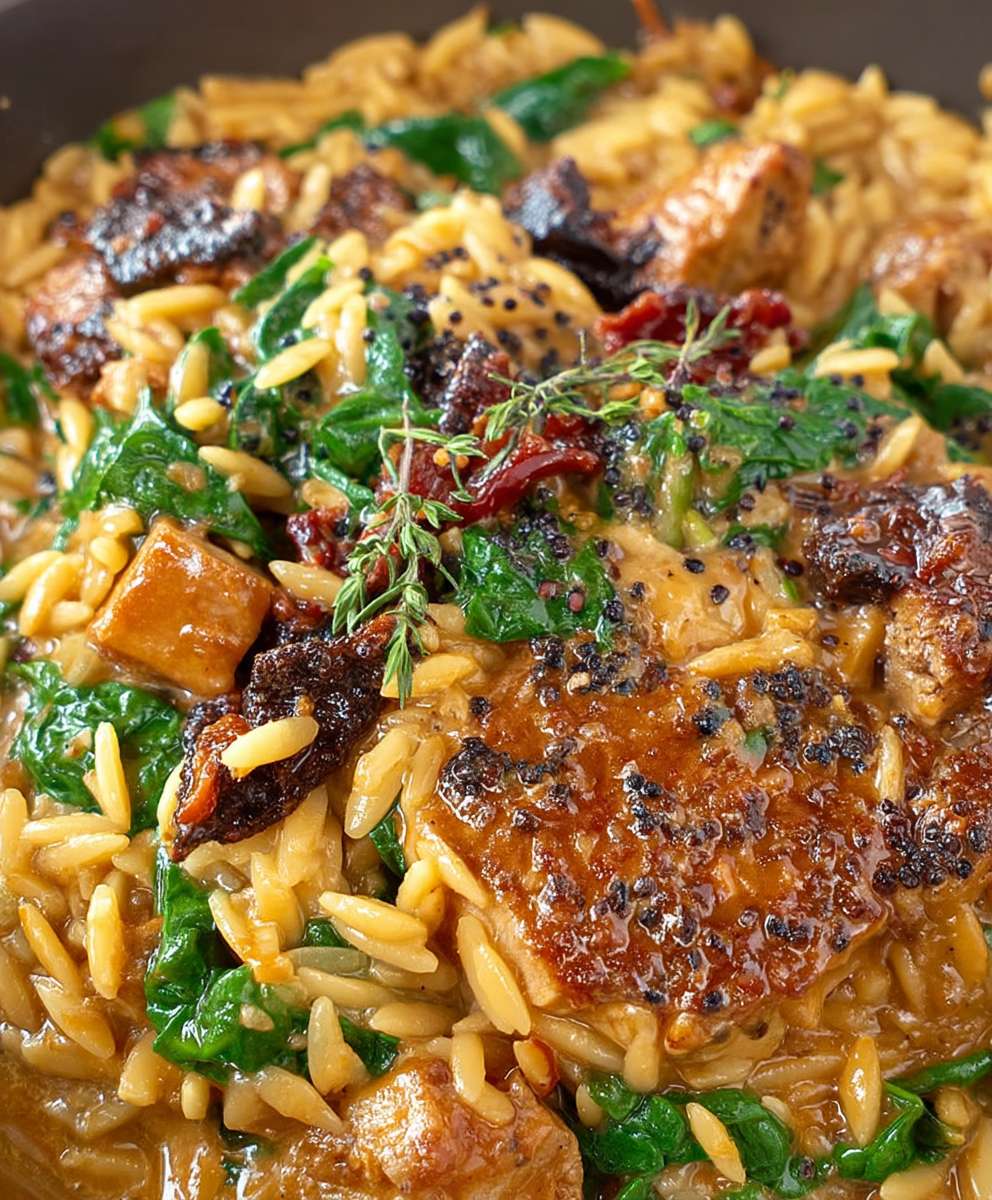 Marry Me Chicken Orzo