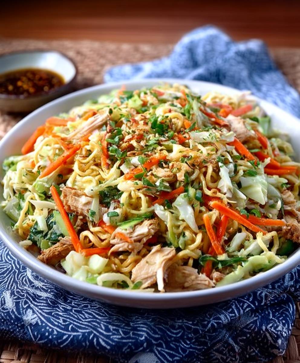 Chicken ramen salad