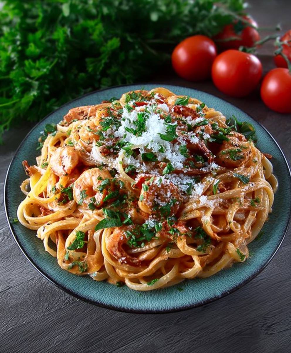 Tomato cream pasta