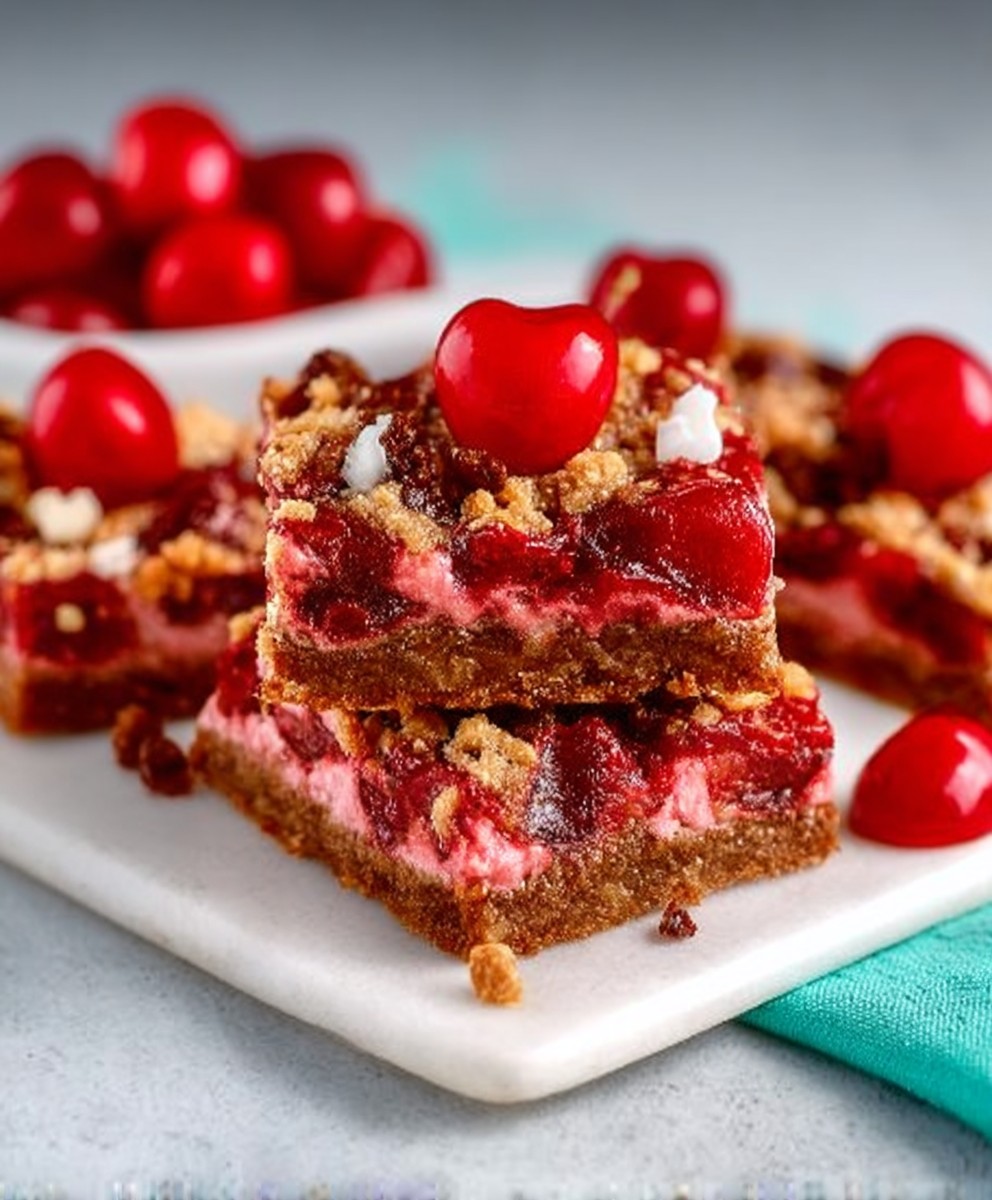 Maraschino cherry bars