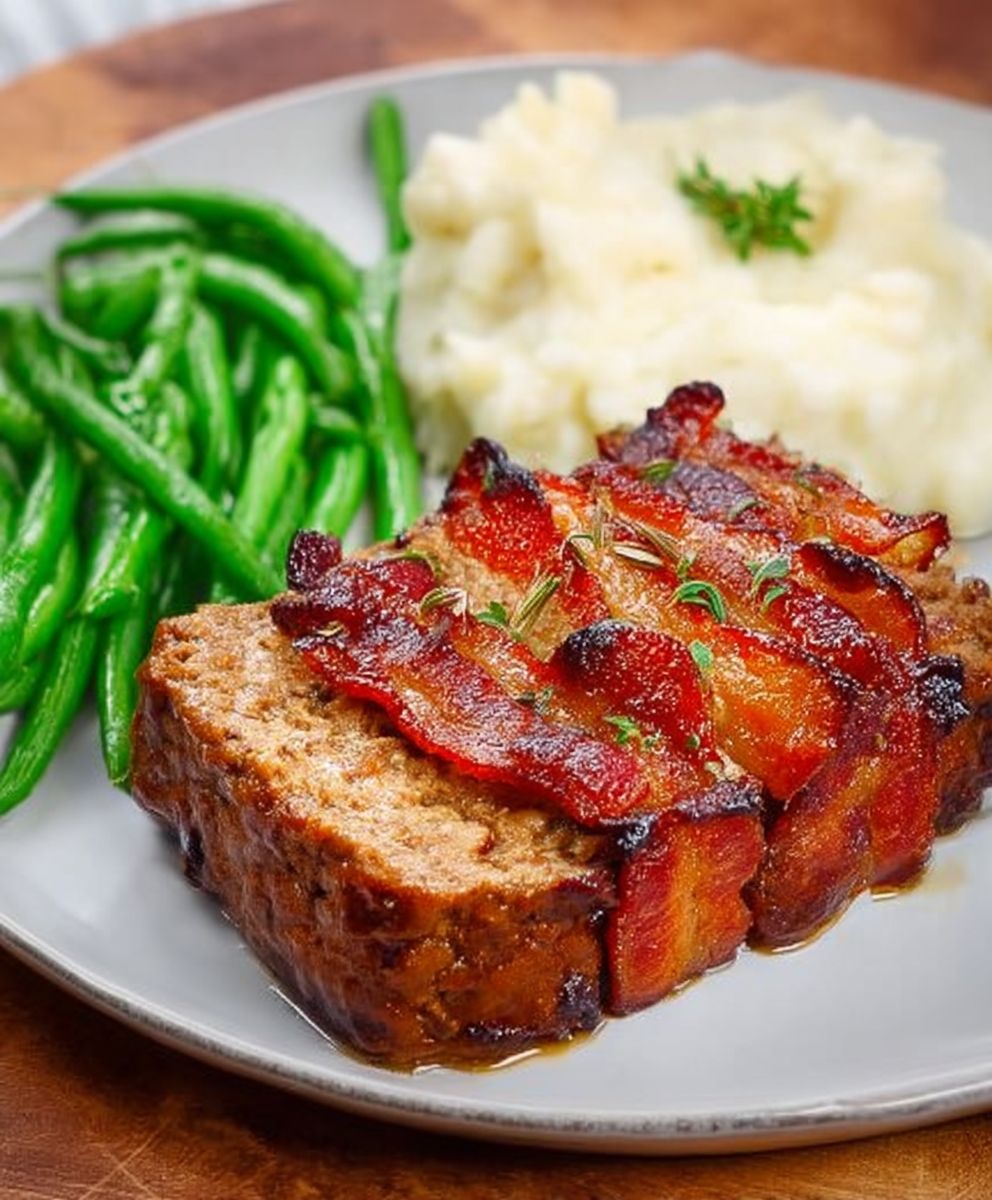 Apple bacon meatloaf