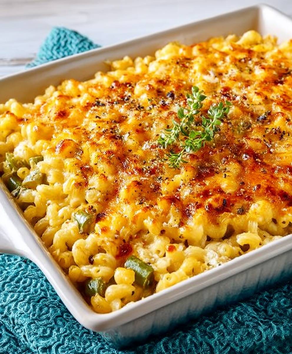 Veggies mac and cheese