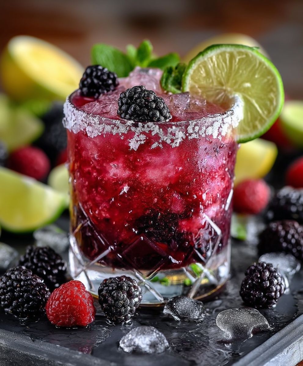 Blackberry Margarita Cocktail