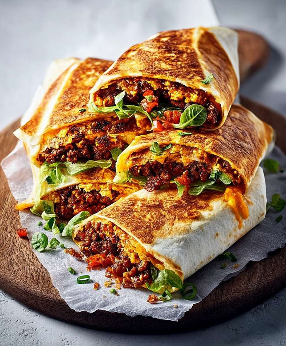 Spicy chipotle crunch wraps