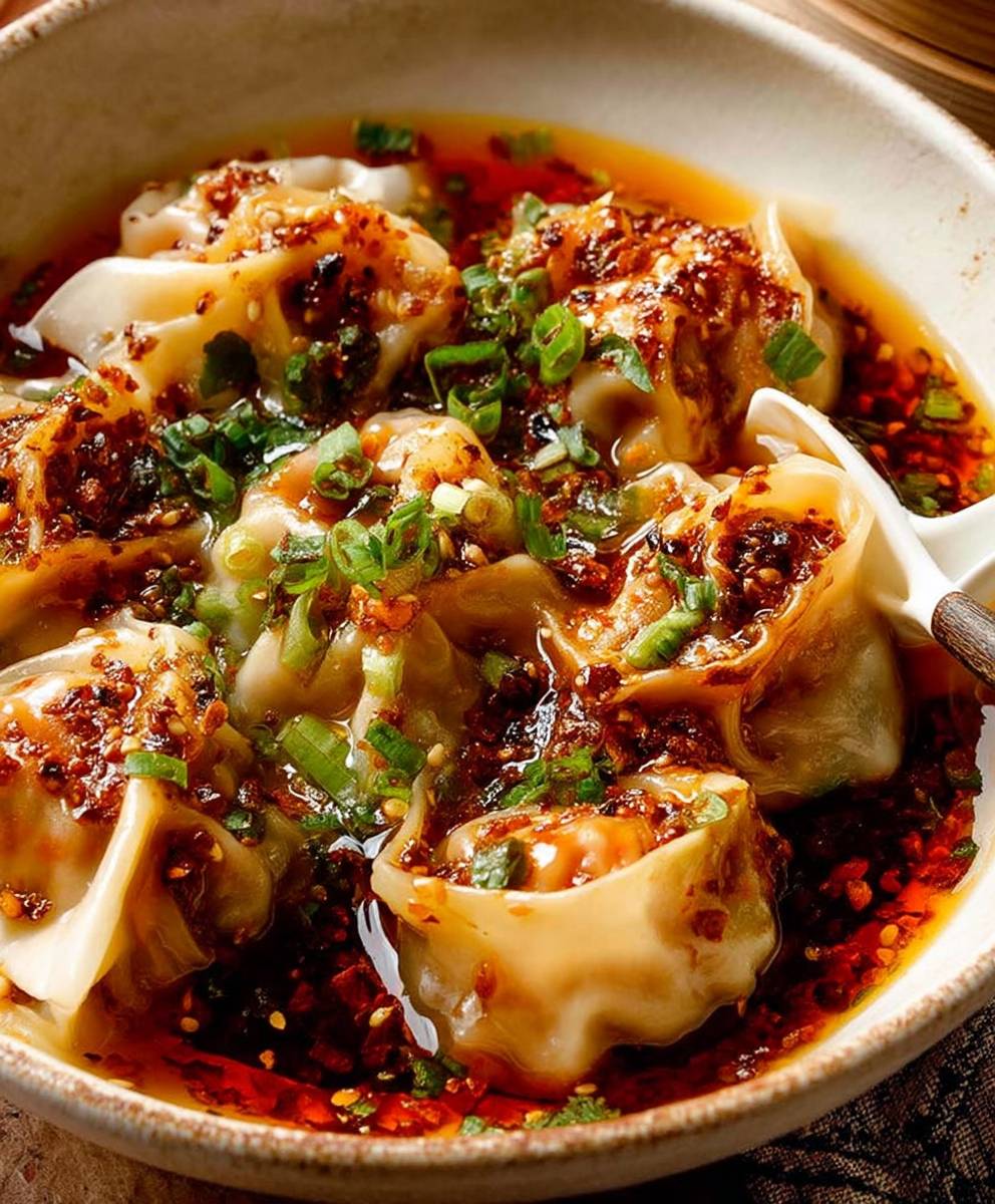 Spicy Wontons Chilli Sauce