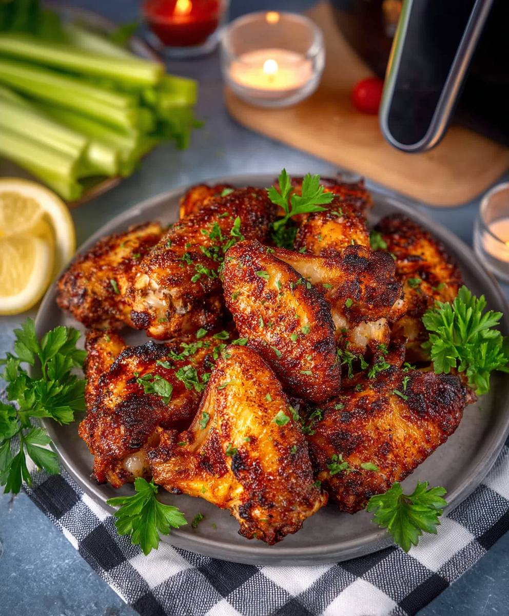 Air fryer chicken wings