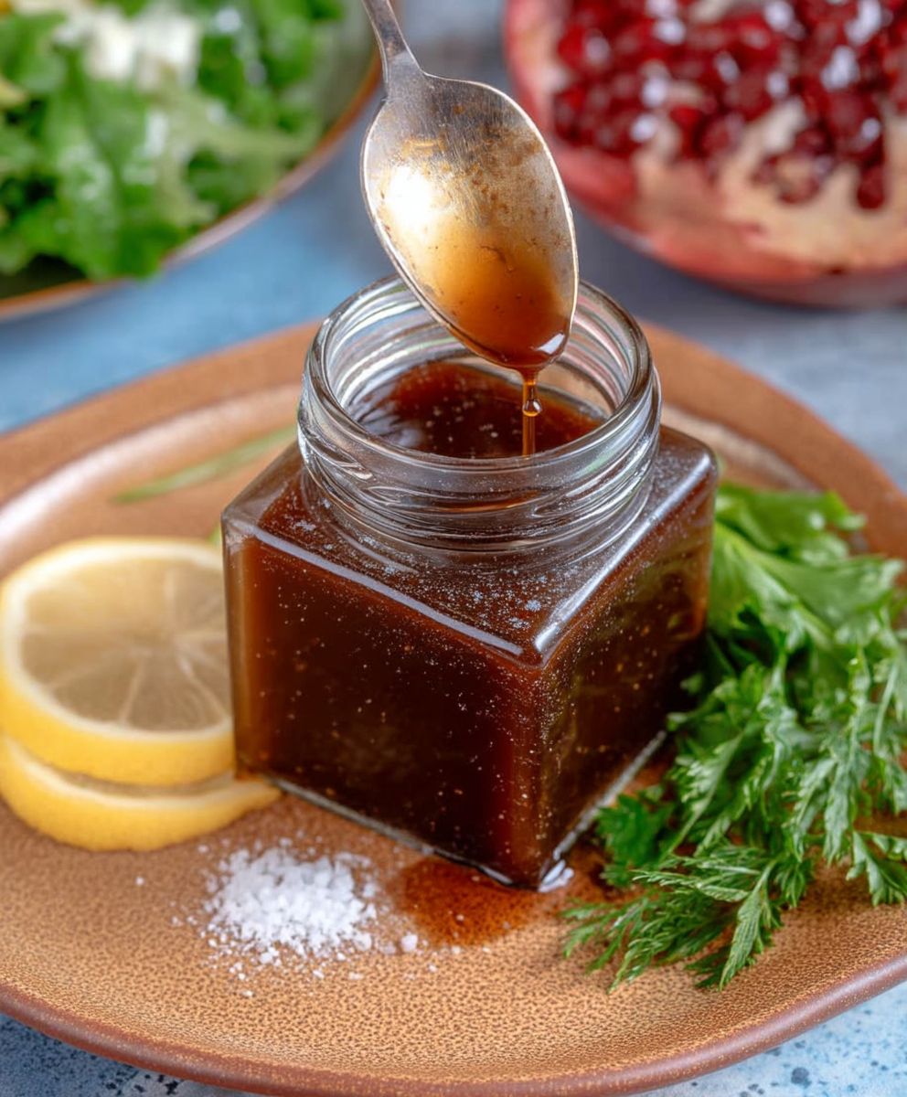 Pomegranate Molasses Salad Dressing