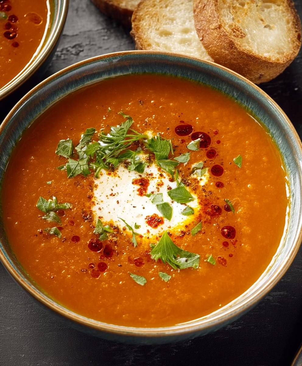 Carrot tomato soup