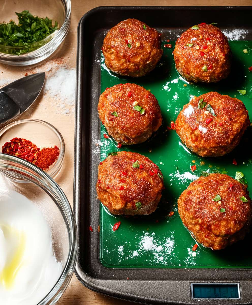 Piri Piri Pork Meatballs