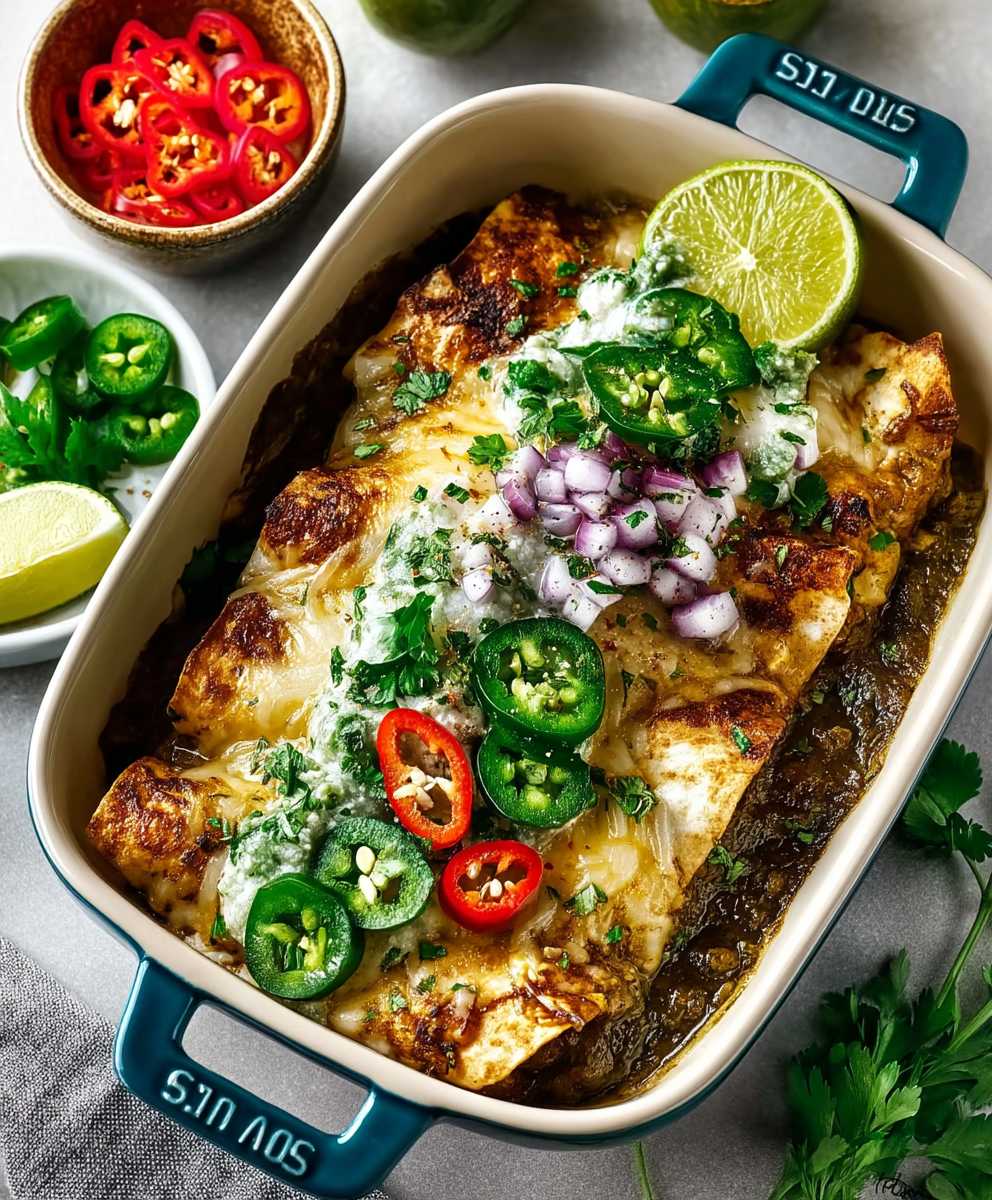 Green Chile Enchiladas