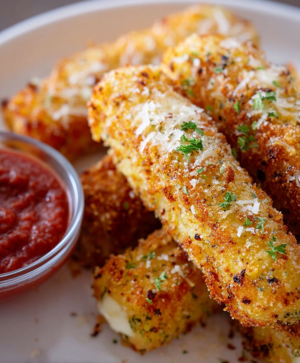 Air Fryer Mozzarella Sticks