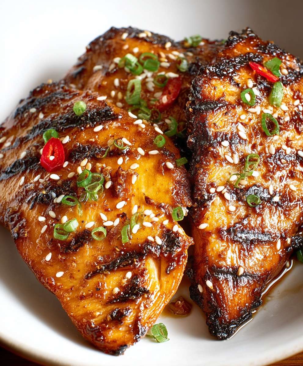Asian grilled chicken