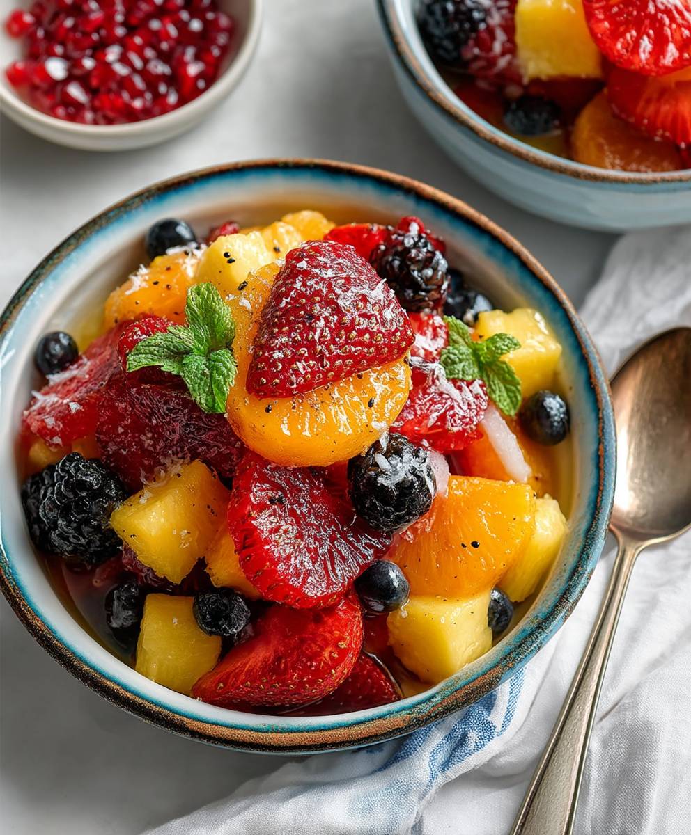 Orange fruit salad