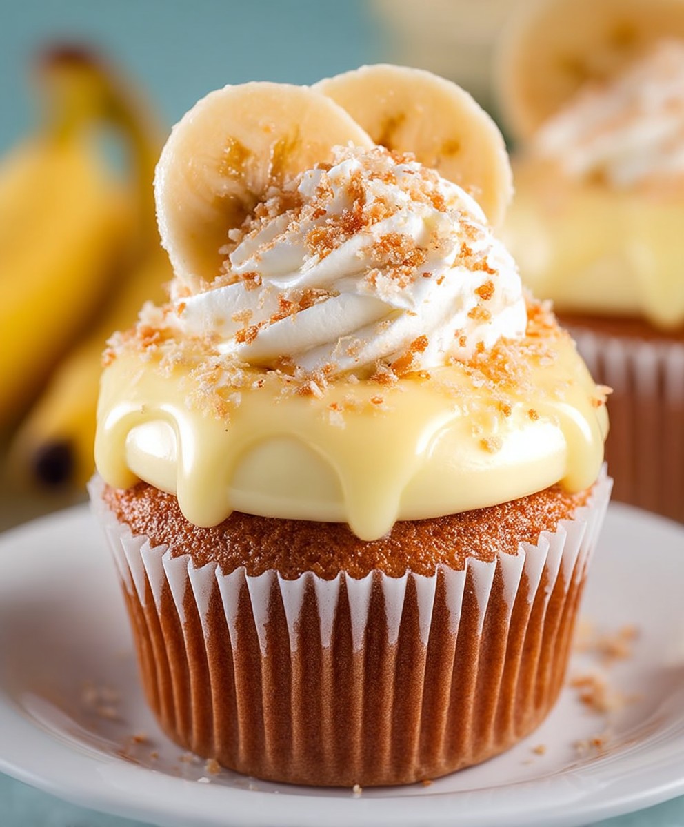 Banana Pudding Cupcakes