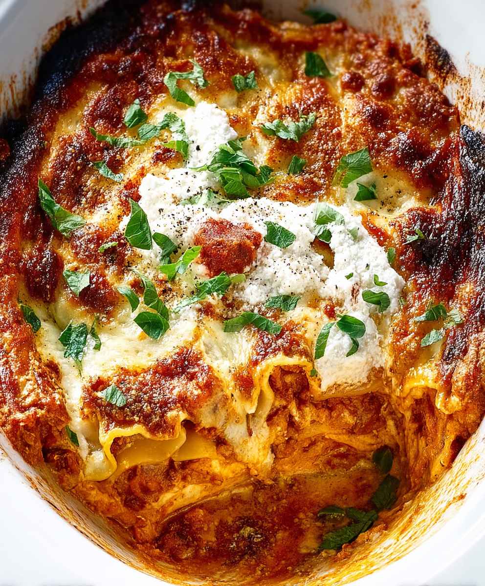 Slow Cooker Lasagna
