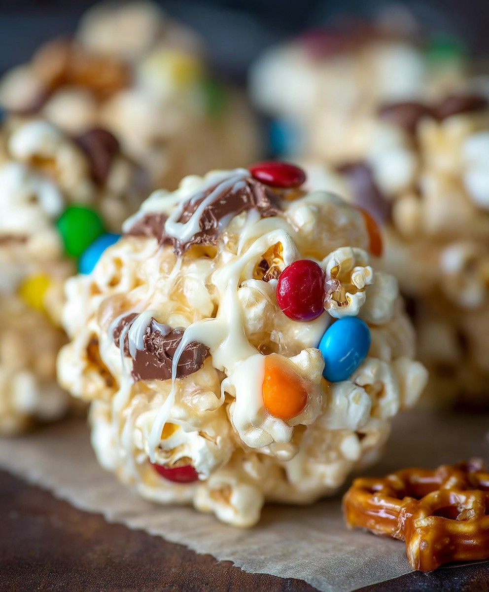 Popcorn balls sweet salty