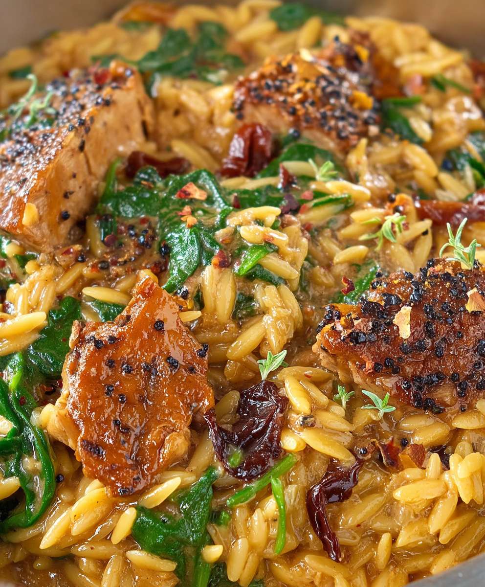Marry Me Chicken Orzo