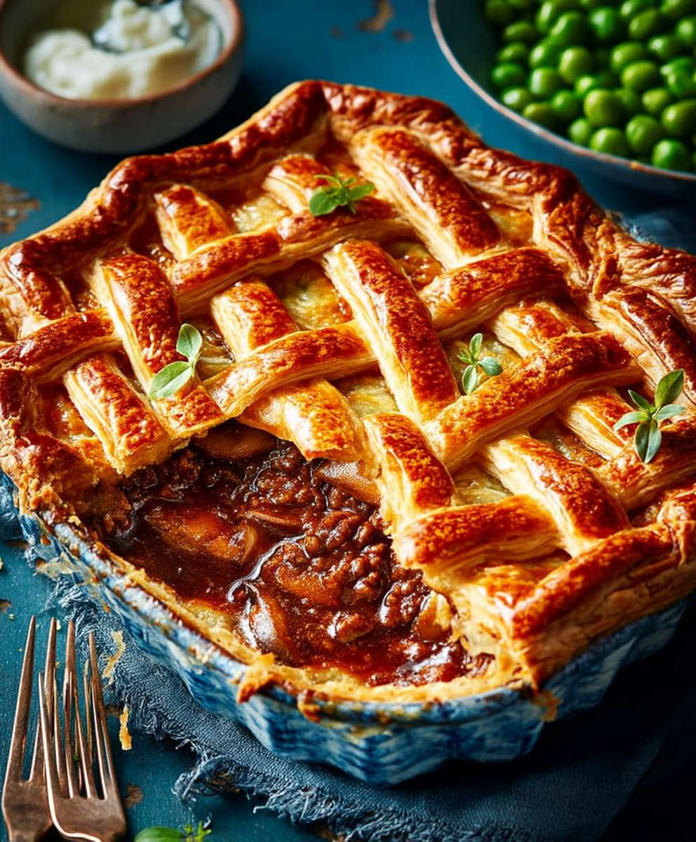 Beef mushroom pie