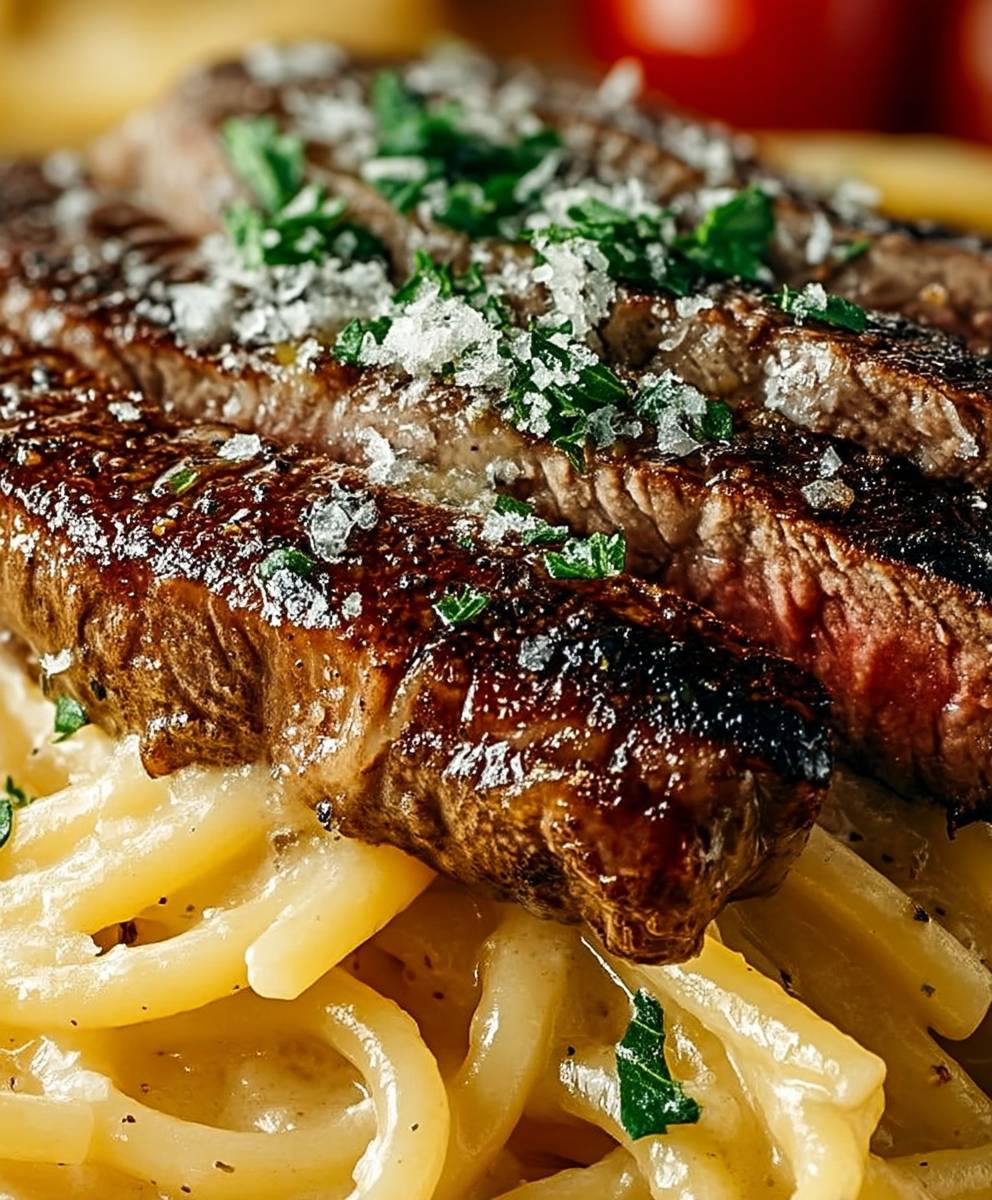 Steak pasta