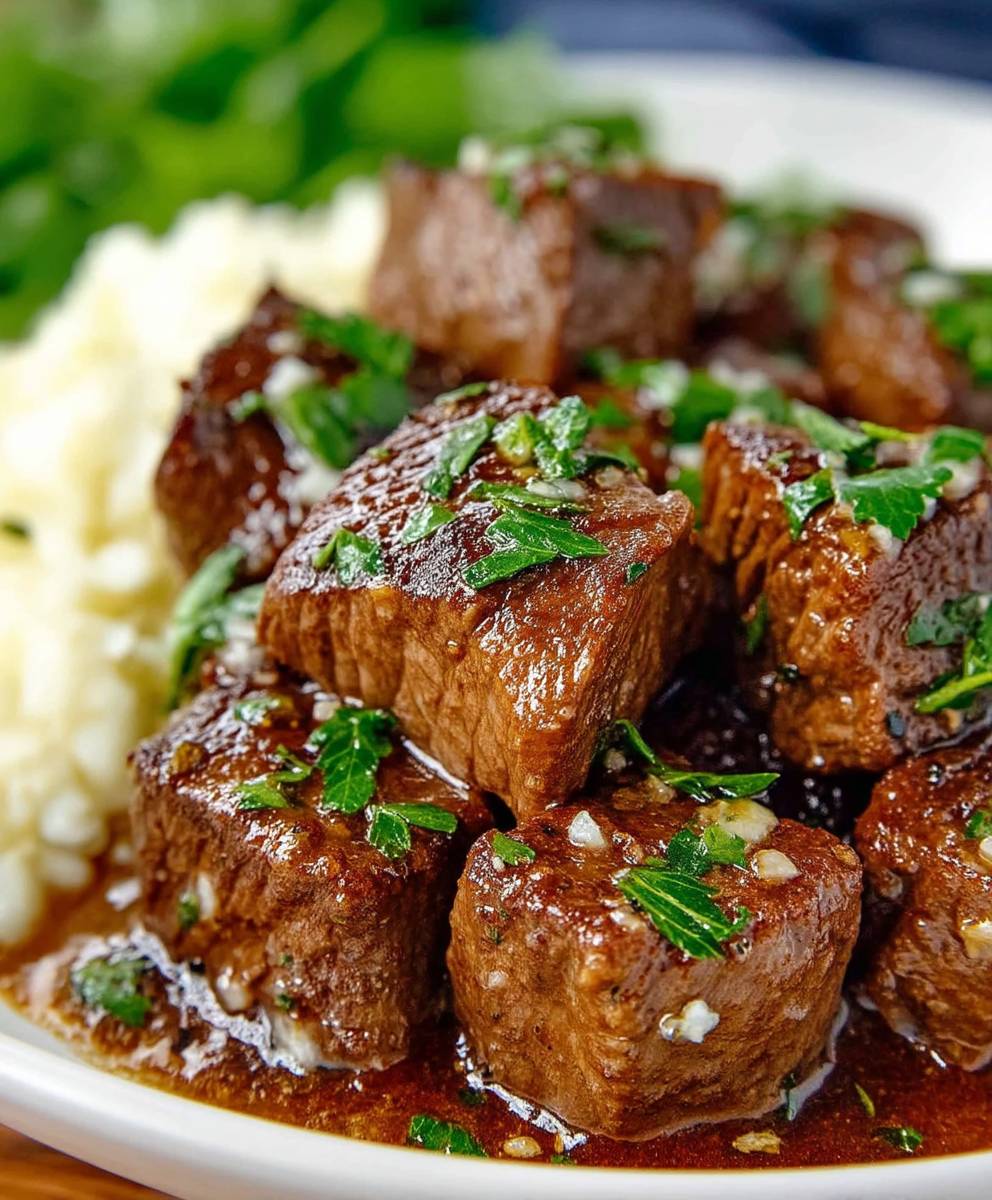 Garlic Butter Steak Bites