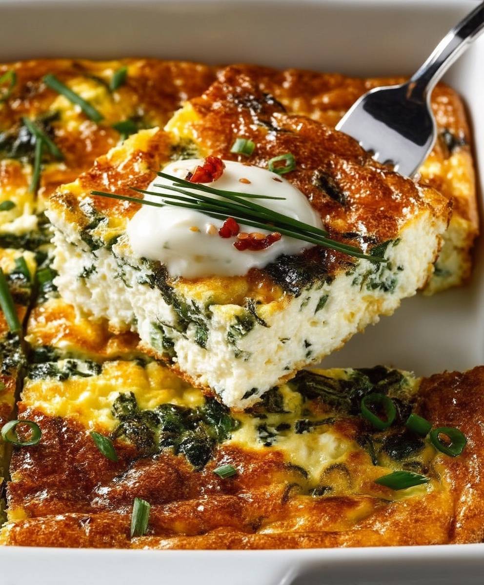 Cottage Cheese Egg Bake