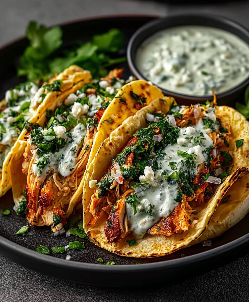 Shredded Chicken Tacos