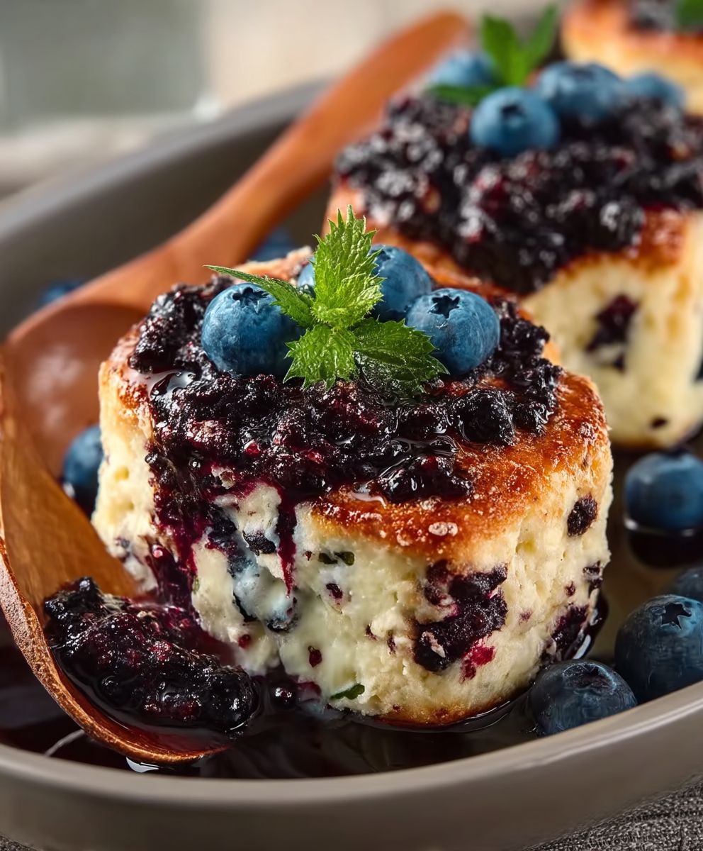 Blueberry Butter Swim Biscuits