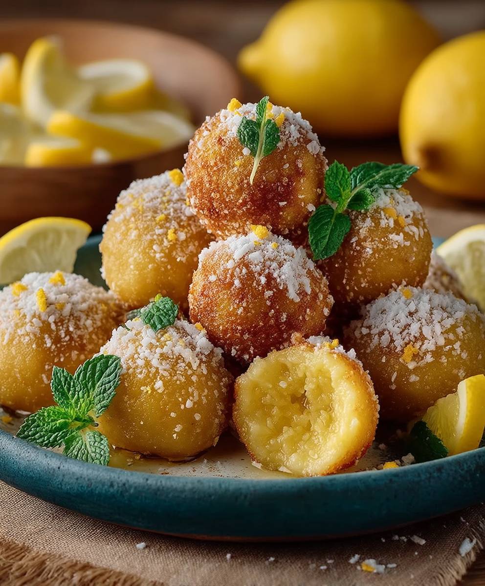 Lemon treat balls