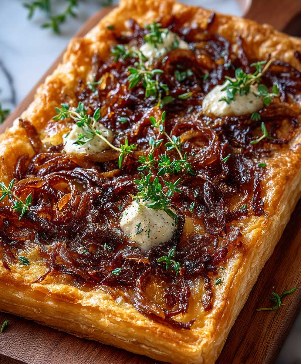 Französische Zwiebel Tarte