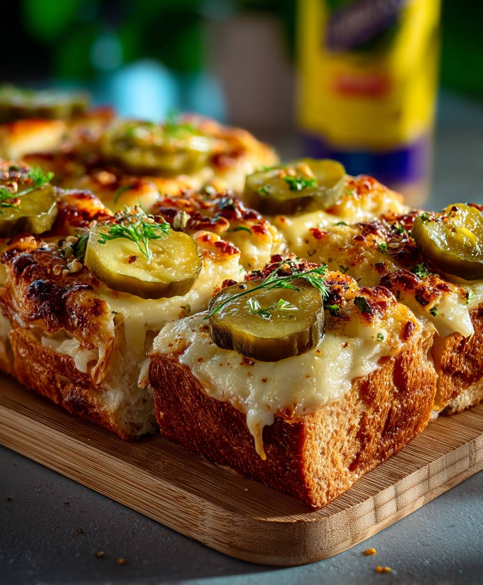 Cheesy Pickle Bread