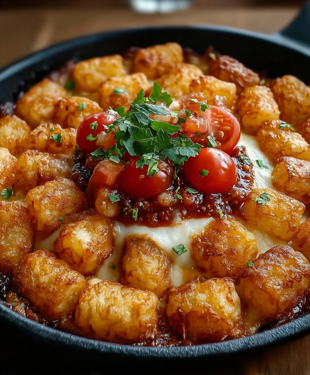 Fiesta Tater Tot Casserole