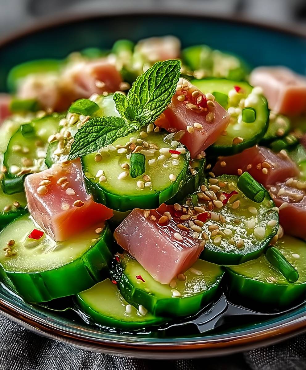 Avocado tuna salad