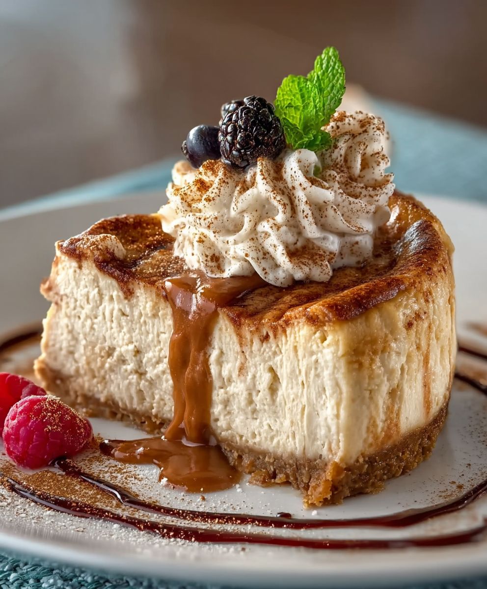 Cinnamon Bun Cheesecake