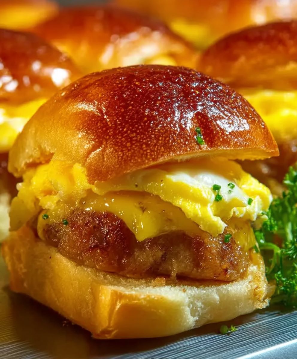 Sausage Egg Cheese Sliders
