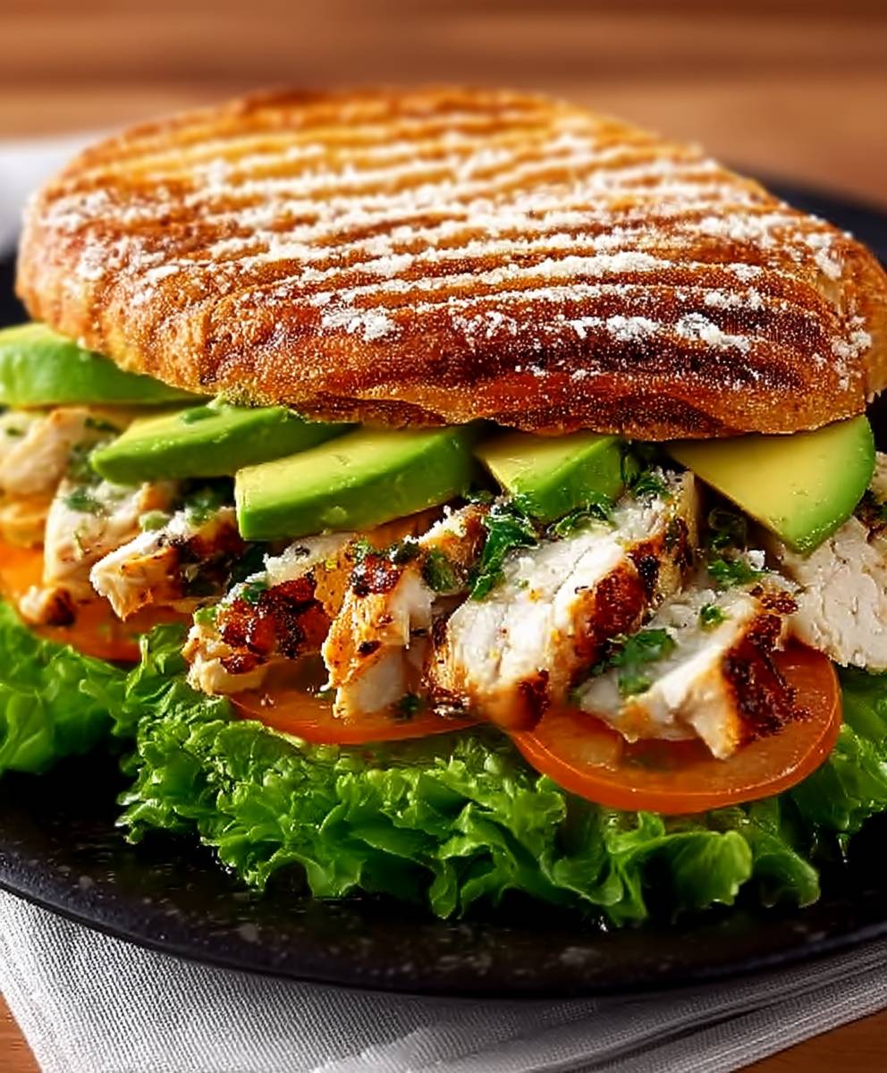 Chipotle Chicken Avocado Melt
