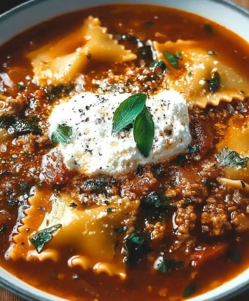 Lasagna Soup