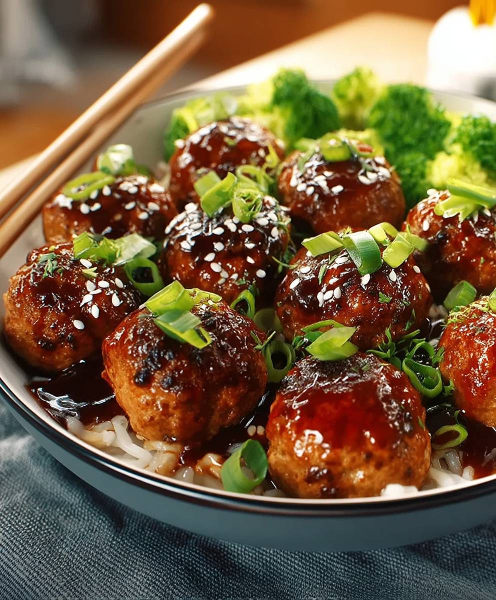 Asian Turkey Meatballs