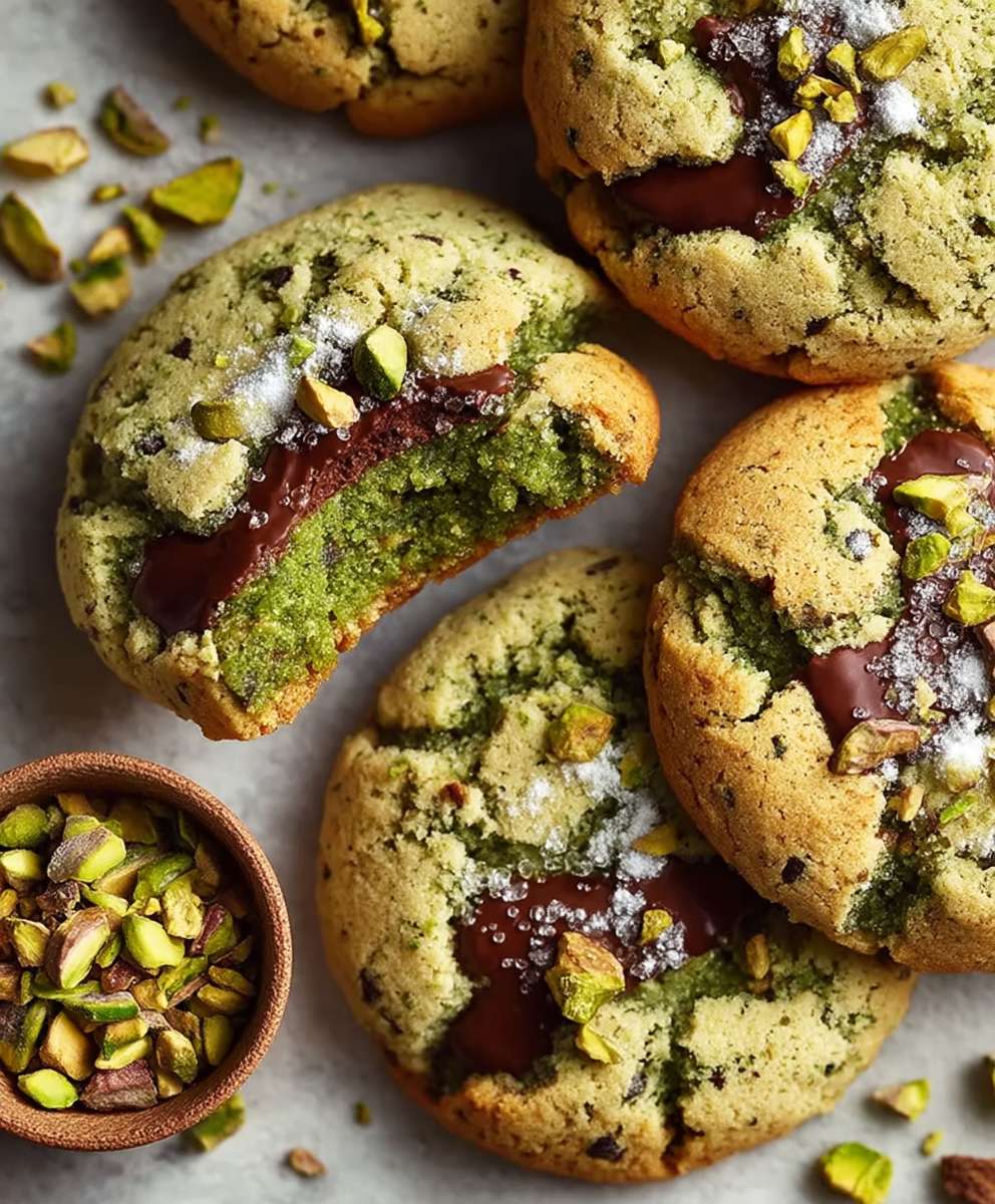 Pistachio Cream Cookies