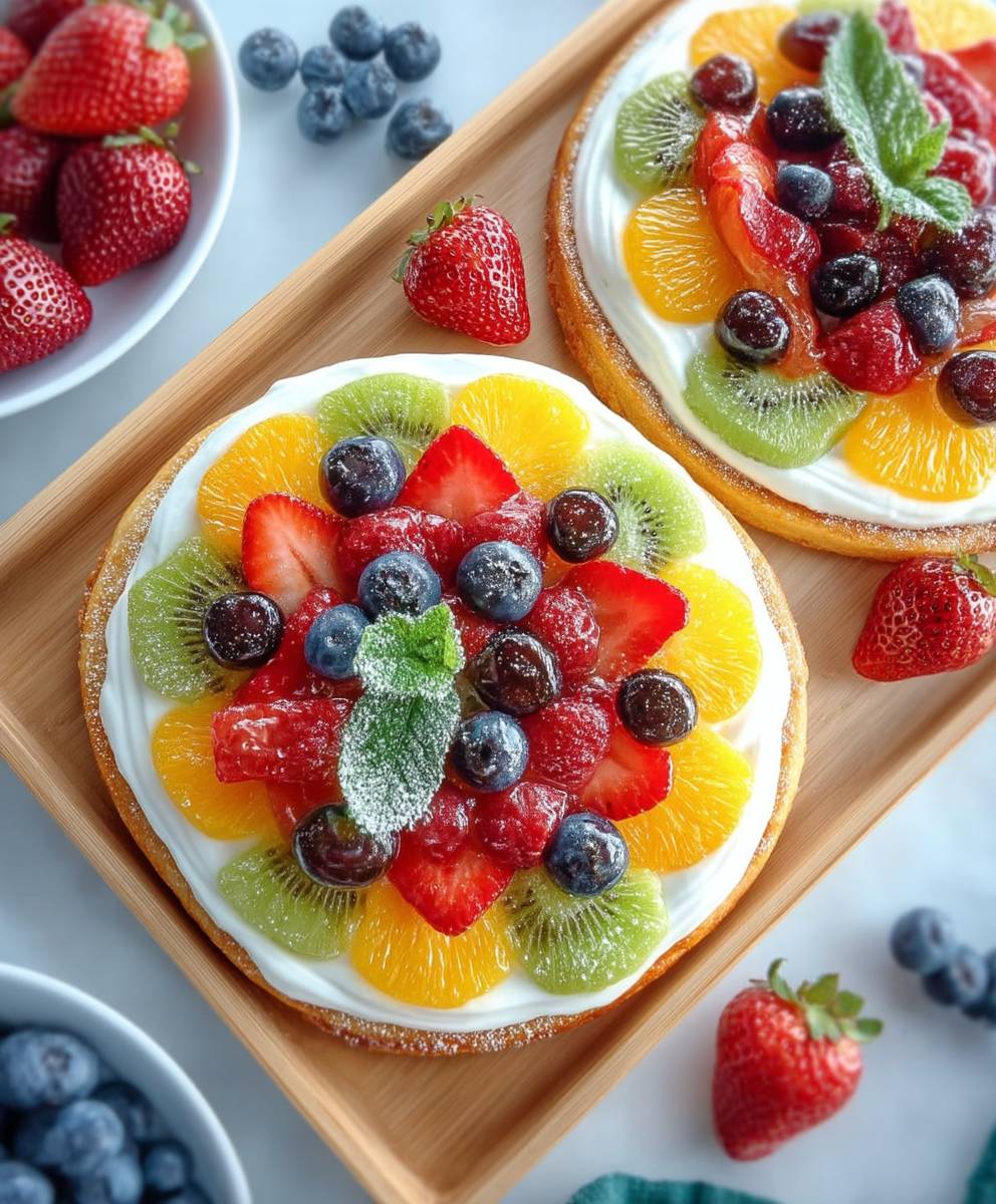 Easter Egg Fruit Pizza