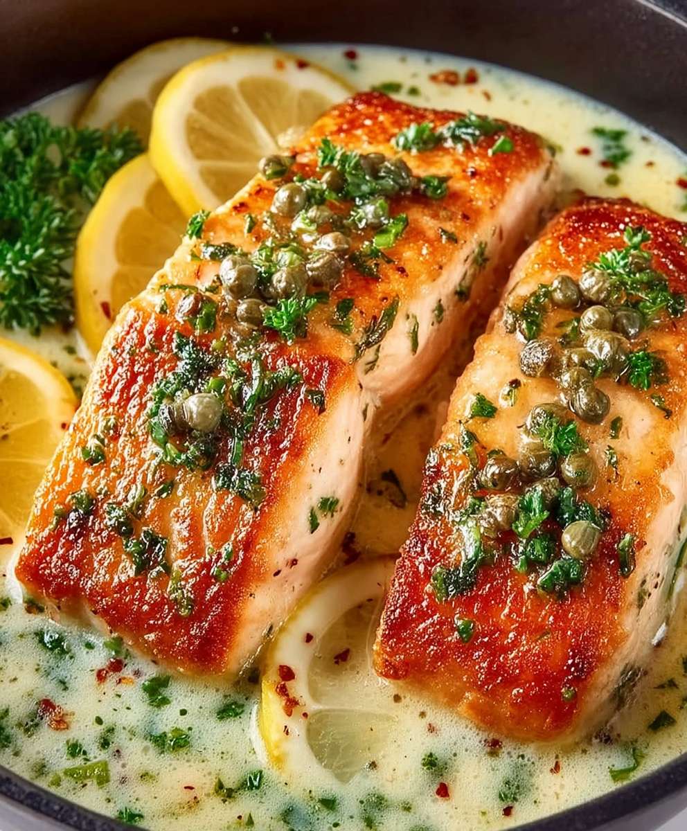 Salmon Piccata