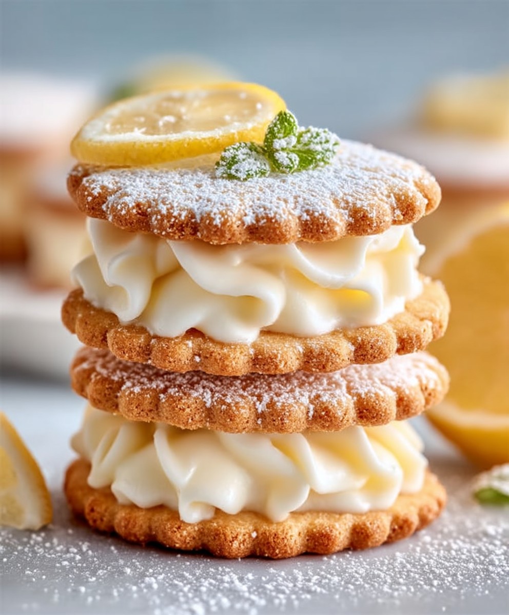 Lemon Sandwich Cookies