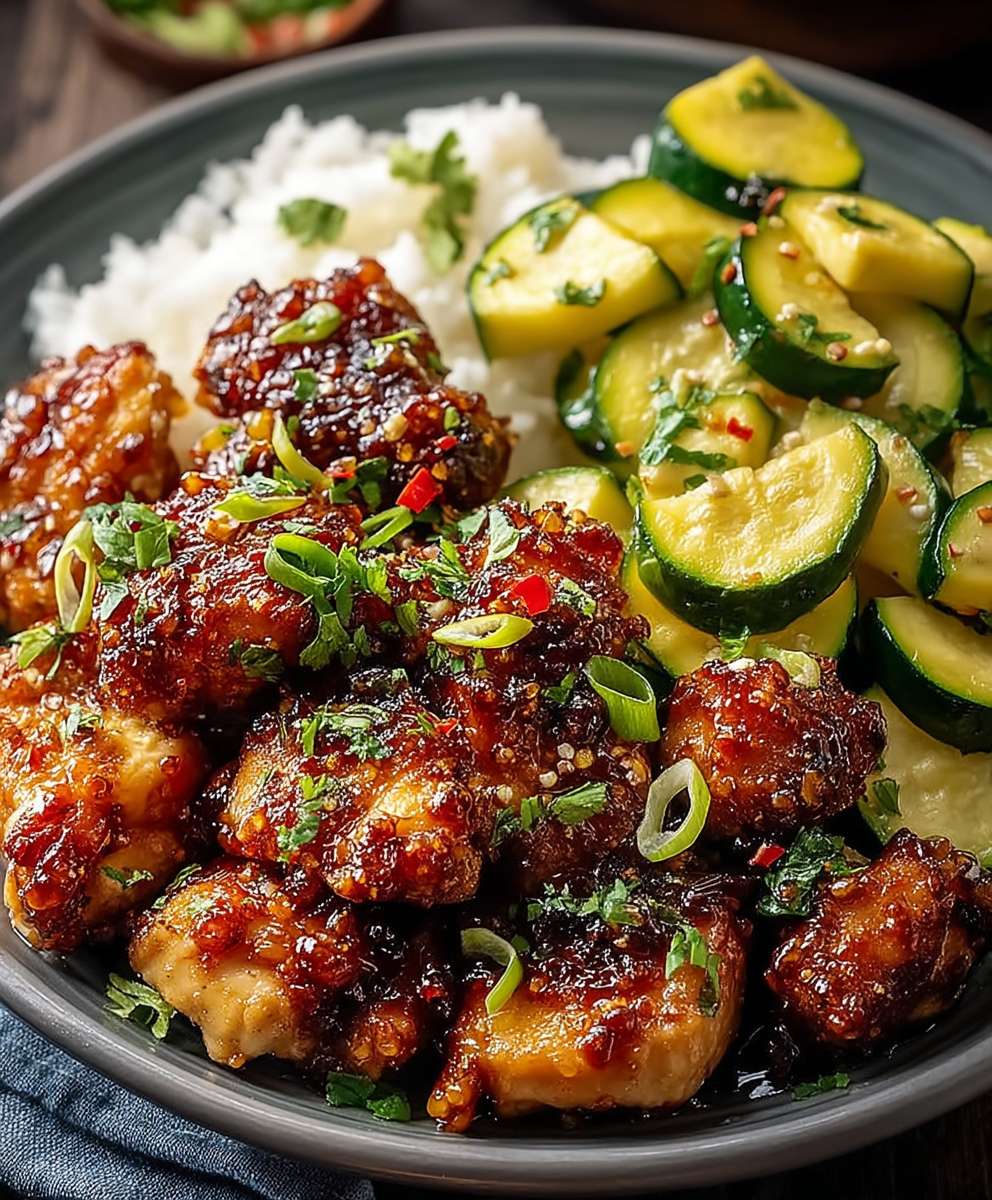 Hot Honey Garlic Chicken