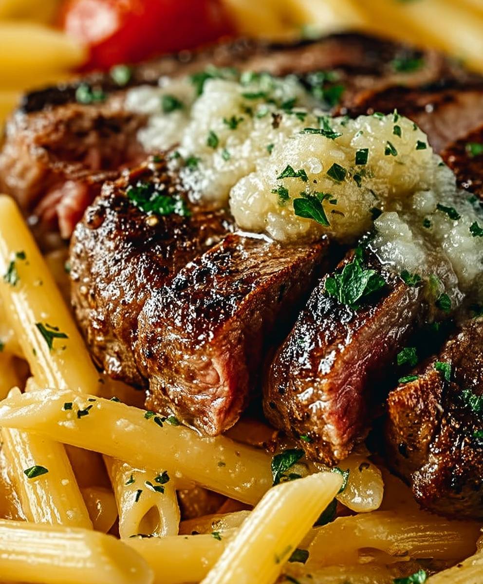 Steak pasta